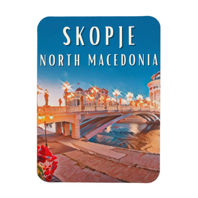 Skopje Magnet (Vertikal)