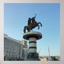 Skopje, Mazedonien Poster