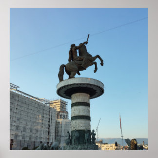 Skopje, Mazedonien Poster