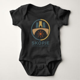Skopje North Macedonia Europe Baby Strampler