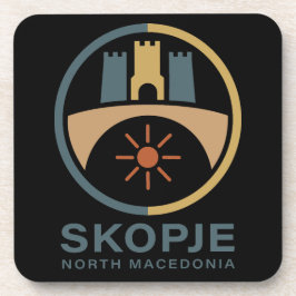 Skopje North Macedonia Europe Getränkeuntersetzer