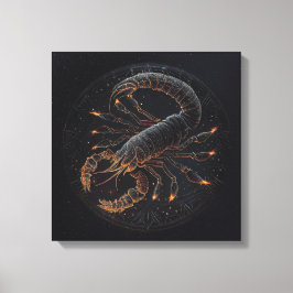 Skorpio - 23. Oktober bis 21. November Canvas Prin Leinwanddruck