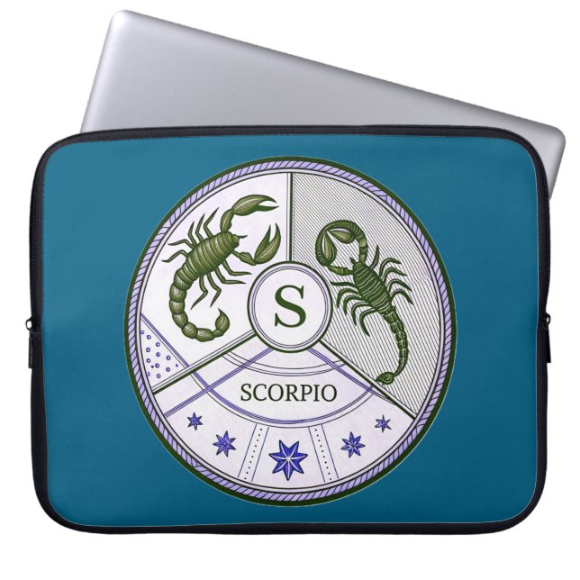 Skorpio Astrologie Laptopschutzhülle (Vorderseite)