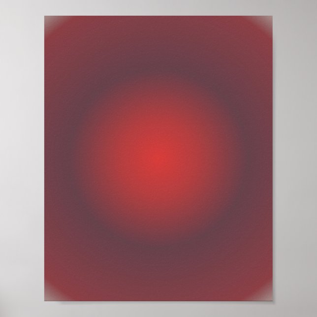 Skorpio Aura Gradient Zodiac, roter Aura Gradient Poster (Vorne)