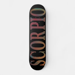 Skorpio Black Skateboard Deck