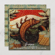 Skorpio das Skorpion Zodiac Zeichen Geburtstag