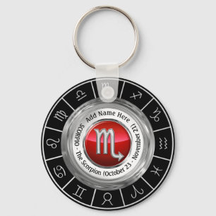Skorpio - Das Skorpion Zodiac-Zeichen Schlüsselanhänger