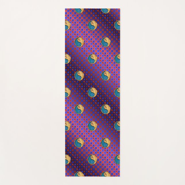 Skorpio & Feuer Ox Yogamatte (Vorderseite)