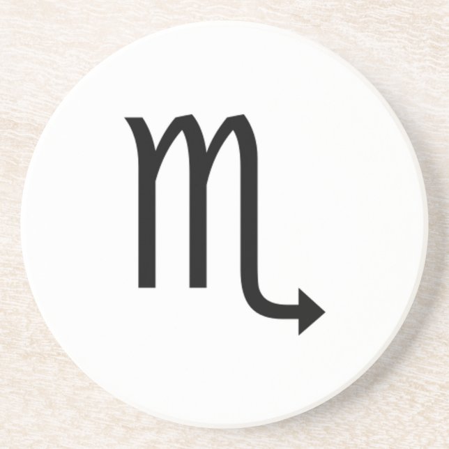 Skorpio Getränkeuntersetzer (Vorne)