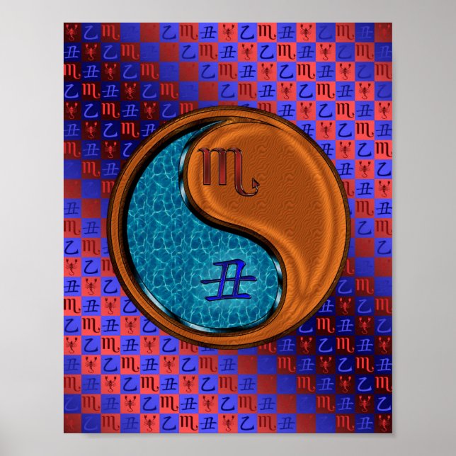 Skorpio & Holz Ox Poster (Vorne)