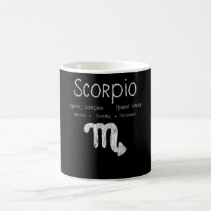 Skorpio Horoskop Astrologie Star Signatur Geburtst Kaffeetasse
