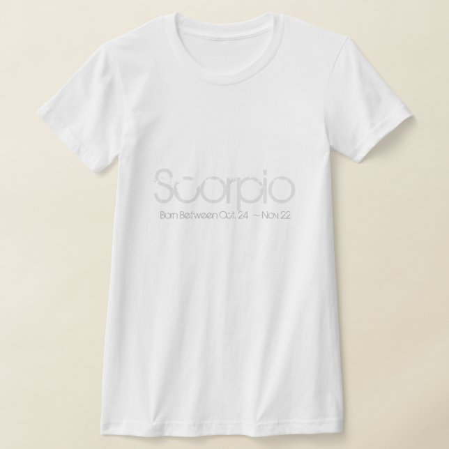 Skorpio-Horoskop-Design T-Shirt (Ablage )