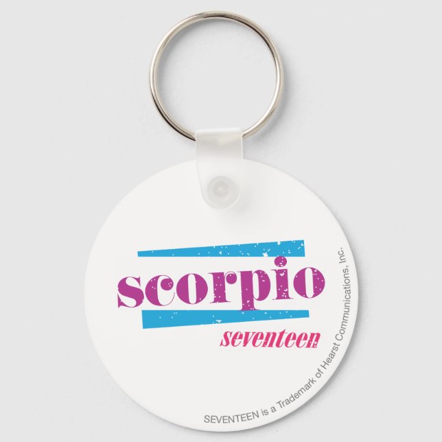 Skorpio Lila Schlüsselanhänger (Vorderseite)