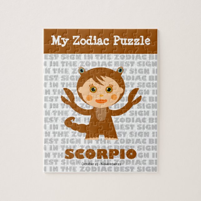 Skorpio, mein Zodiac-Puzzle Puzzle (Vertikal)