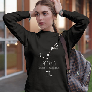 Skorpio   Personalisierte Sternbilder Sweatshirt