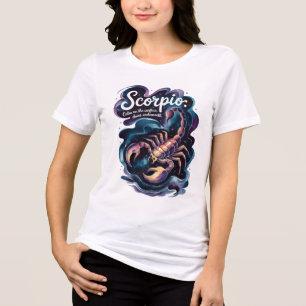 Skorpio: Ruhe an der Oberfläche, Chaos unter Spaß Tri-Blend Shirt