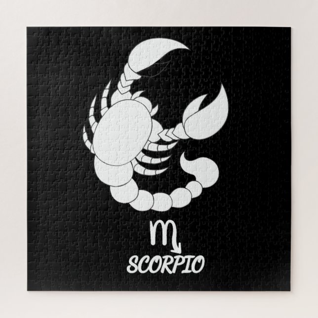 Skorpio-Silhouette Puzzle (Vertikal)