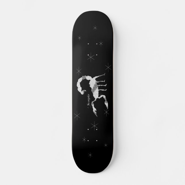 Skorpio Skorpion Zodiac Skateboard Deck (Vorderseite)