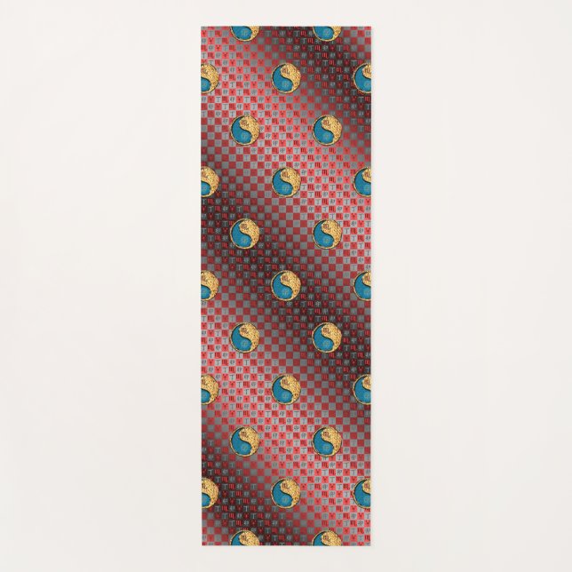 Skorpio und Feuerwerfer Yogamatte (Vorderseite)