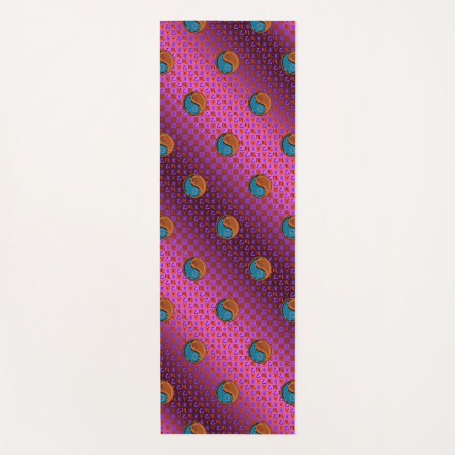 Skorpio und Holzboar Yogamatte (Vorderseite)