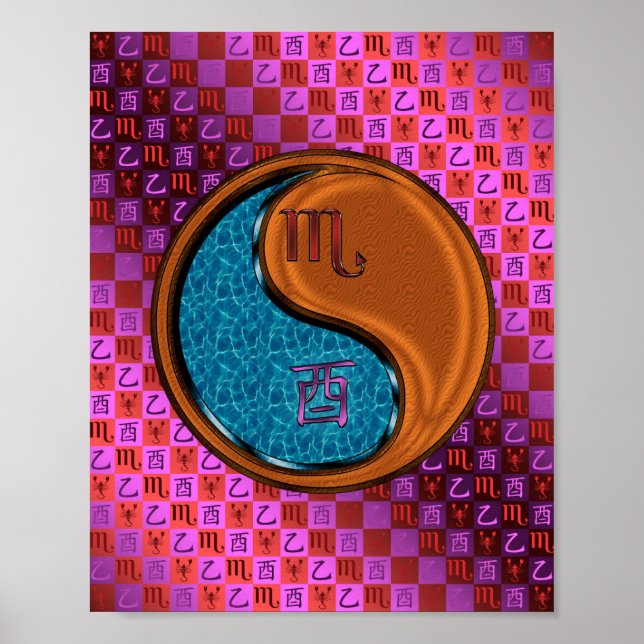 Skorpio und Holzroster Poster (Vorne)