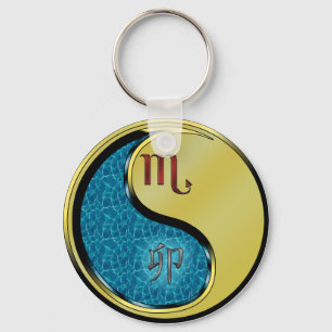 Skorpio und Metallkaninchen Schlüsselanhänger
