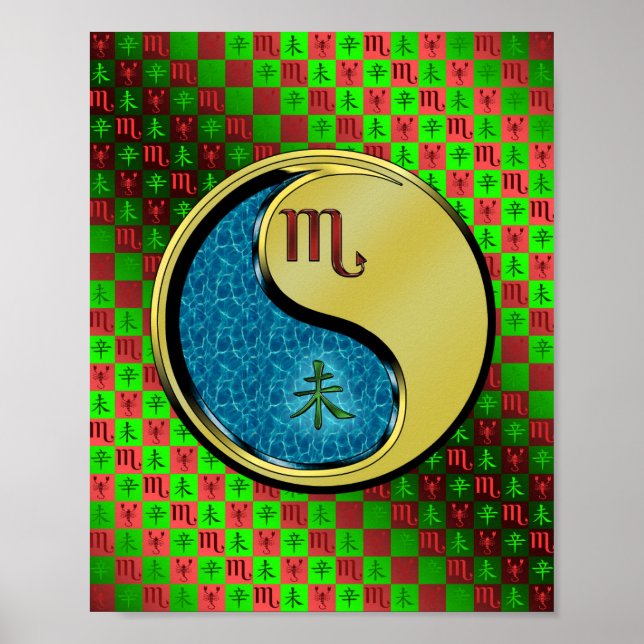Skorpio und Metallziege Poster (Vorne)