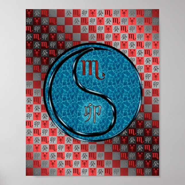 Skorpio und Wasserkaninchen Poster (Vorne)