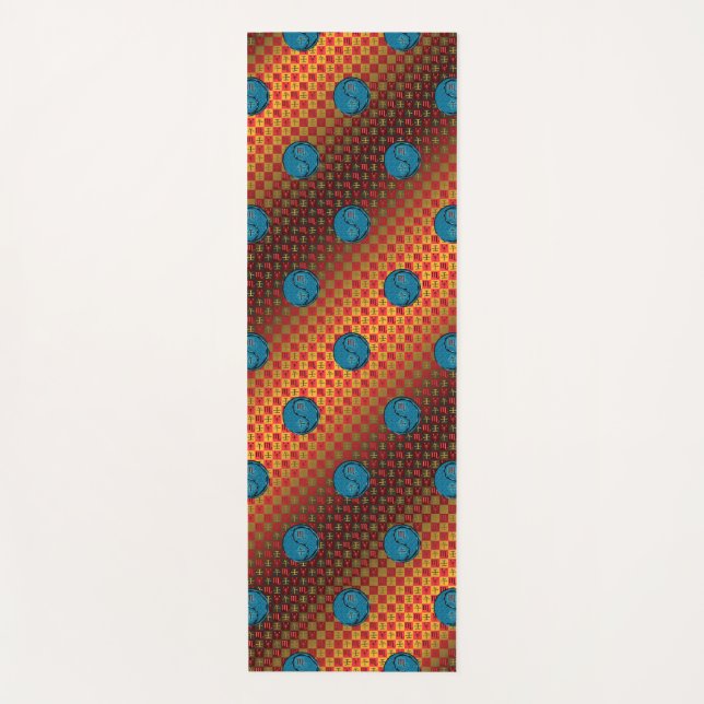 Skorpio und Wasserpferd Yogamatte (Vorderseite)