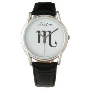 Skorpio Zeichen des Zodiaks. Ladys Watches.Scorpio Armbanduhr