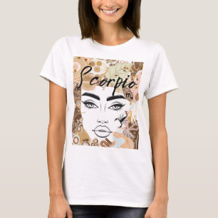 Skorpio Zodiac Horoskop Astrologie Frauen T-Shirt