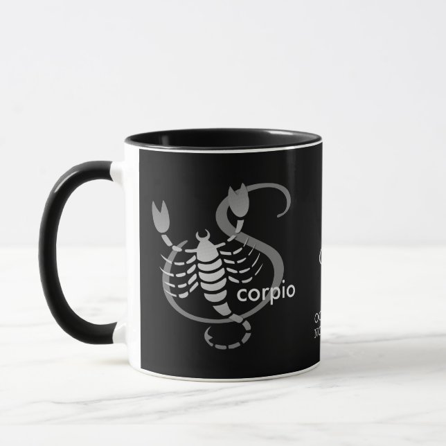 Skorpio ♏- Zodiac-Zeichen Tasse (Links)