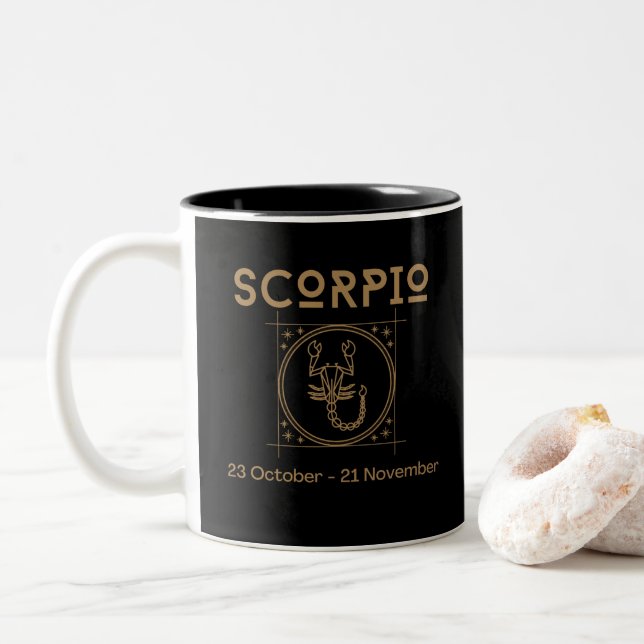 Skorpio Zweifarbige Tasse (Mit Donut)