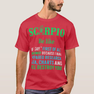 Skorpioastrologie-Geschenke 4 T-Shirt