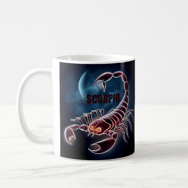 Skorpioastrologie Kaffeetasse (Links)