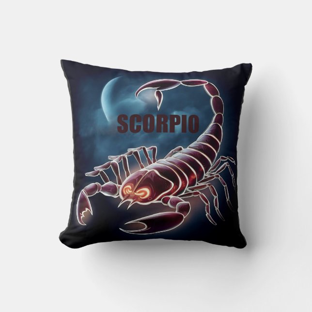 Skorpioastrologie Kissen (Vorderseite)