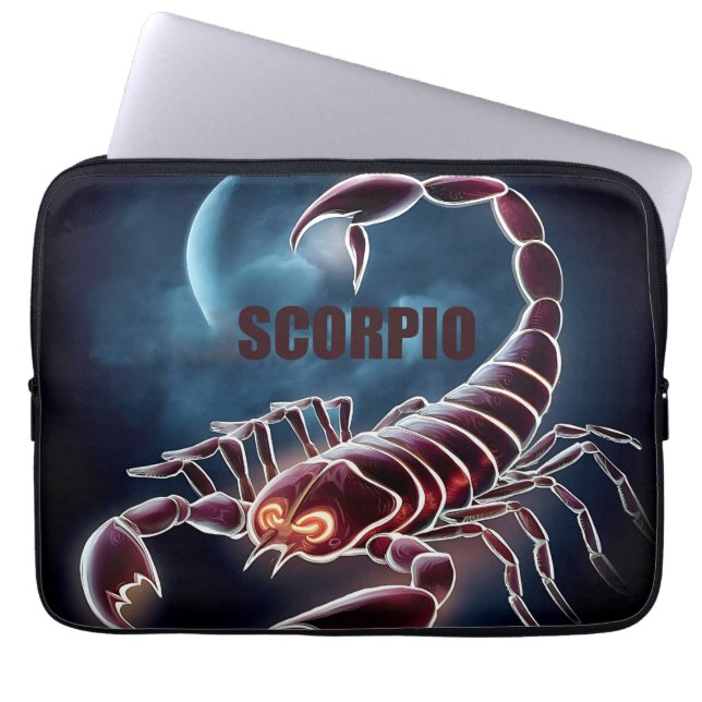 Skorpioastrologie Laptopschutzhülle (Vorderseite)