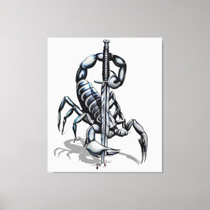 Skorpion, 3D-Illustration iPad Pro Cover Tapestry Leinwanddruck
