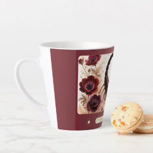 Skorpion-Anemone-Art-Nouveau-Latte-Mug klein Milchtasse