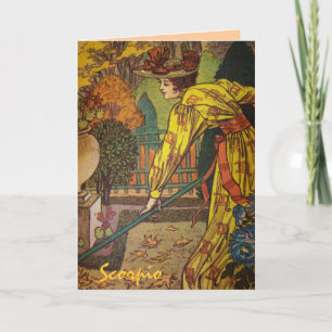 "Skorpion" Astrologie-Sternzeichen-Karte Karte