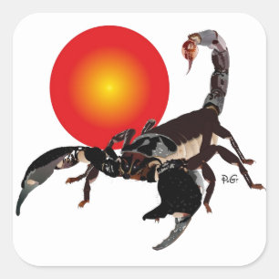 Skorpion Aufkleber