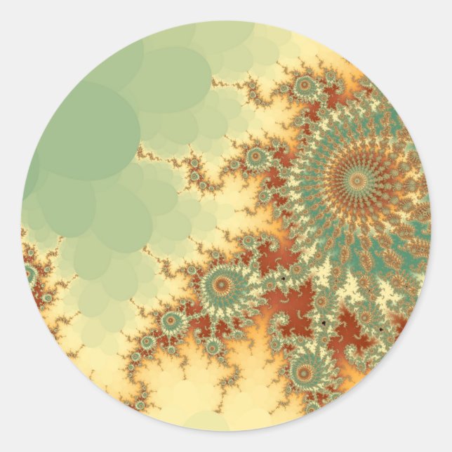 Skorpion-Aufkleber Runder Aufkleber (Vorderseite)