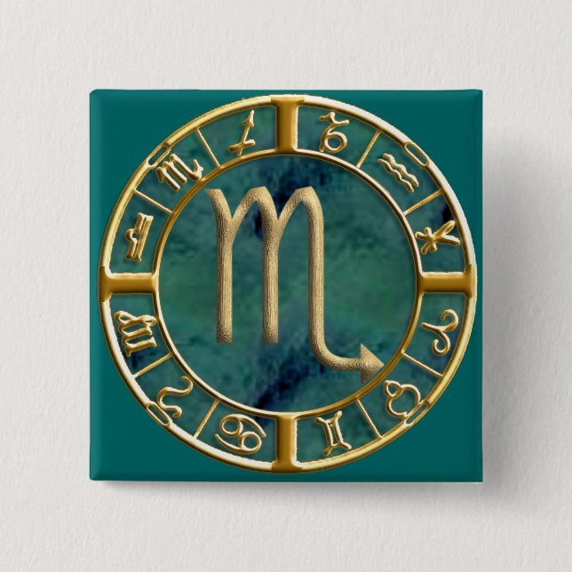 Skorpion Button (Vorderseite)