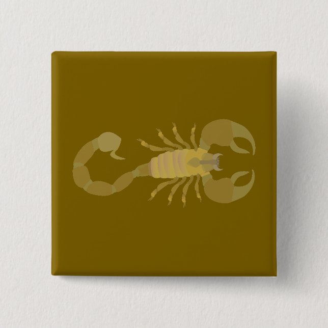 Skorpion Button (Vorderseite)