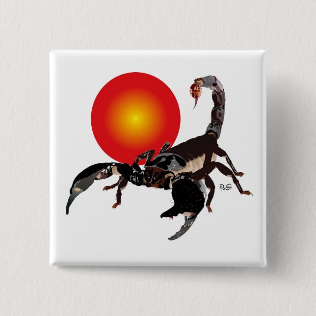 Skorpion Buttons (Vorderseite)