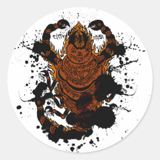 Skorpion-Charme Runder Aufkleber