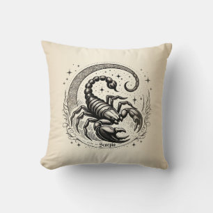 Skorpion Crescent Moon Astrologie Zodiac Scorpio Kissen