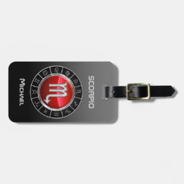 Skorpion - das Skorpions-Tierkreis-Symbol Gepäckanhänger