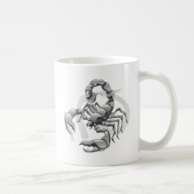 Skorpion das Skorpionsstern- oder -geburtszeichen Tasse (Rechts)