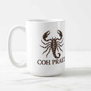 Skorpion der Prätorianergarde in altem Pigment Kaffeetasse